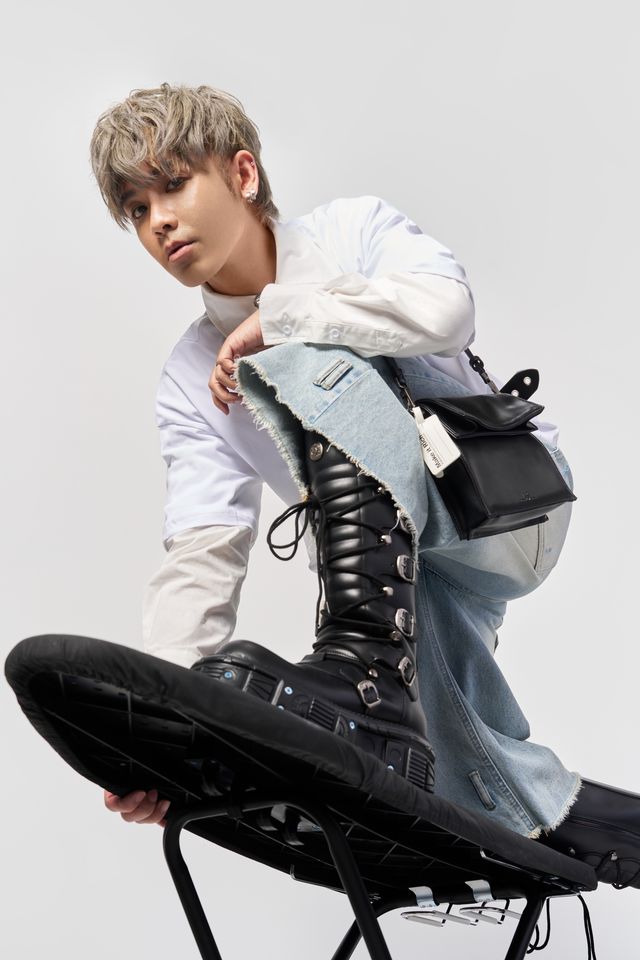 ▲▼鼓鼓跨足時尚圈推出聯名設計專屬包款。（圖／相信音樂提供）