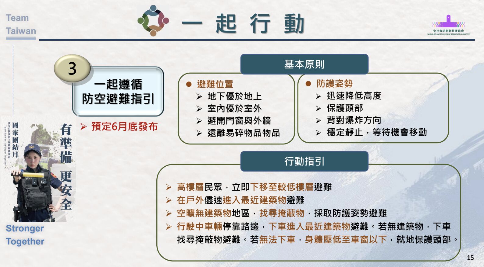 ▲▼內政部長劉世芳說明城鎮韌性演習重點。（圖／內政部簡報）