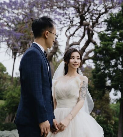 ▲▼大胃王路路結婚了。（圖／翻攝自IG／yuzi_lu）