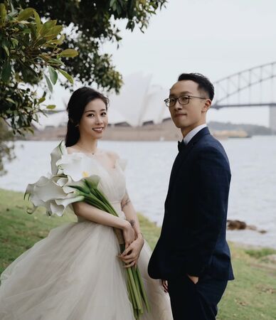 ▲▼大胃王路路結婚了。（圖／翻攝自IG／yuzi_lu）