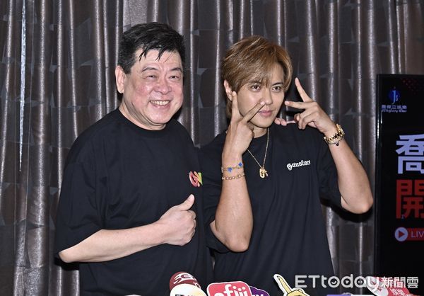 ▲▼孫德榮、羅志祥出席喬傑立帝國頻道正式開播記者會 。（圖／記者李毓康攝）