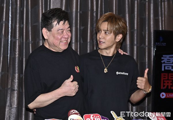 ▲▼孫德榮、羅志祥出席喬傑立帝國頻道正式開播記者會 。（圖／記者李毓康攝）