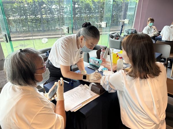 中信金控舉辦造血幹細胞捐贈驗血建檔活動（圖／中信金控提供）