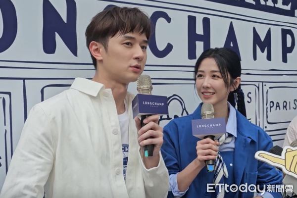 ▲張軒睿、邵雨薇。（圖／記者蕭采薇攝）