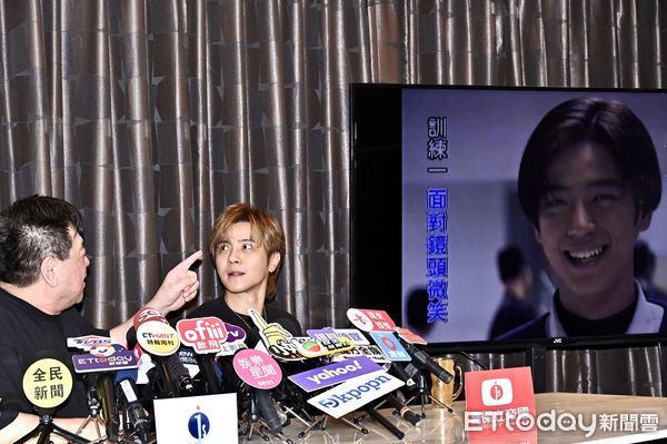 ▲孫德榮、羅志祥出席喬傑立帝國頻道正式開播記者會 。（圖／記者李毓康攝）