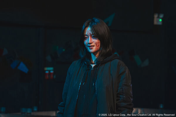 ▲▼「拿刀捅人、滿臉血」震撼觀眾，朴柱炫揭秘：這幕是臨時加。（圖／Hami Video提供）