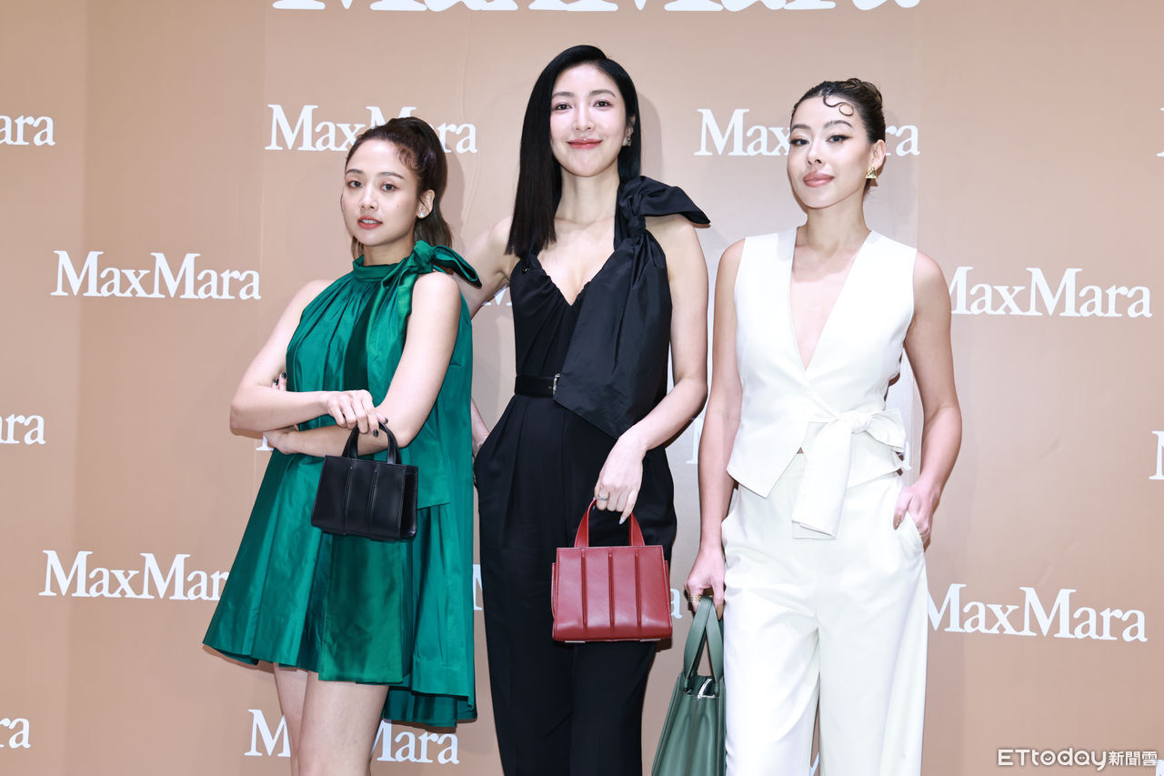 ▲▼ Max Mara 開幕-吳映潔（鬼鬼）,楊謹華.蔡詩芸。（圖／記者黃克翔攝）