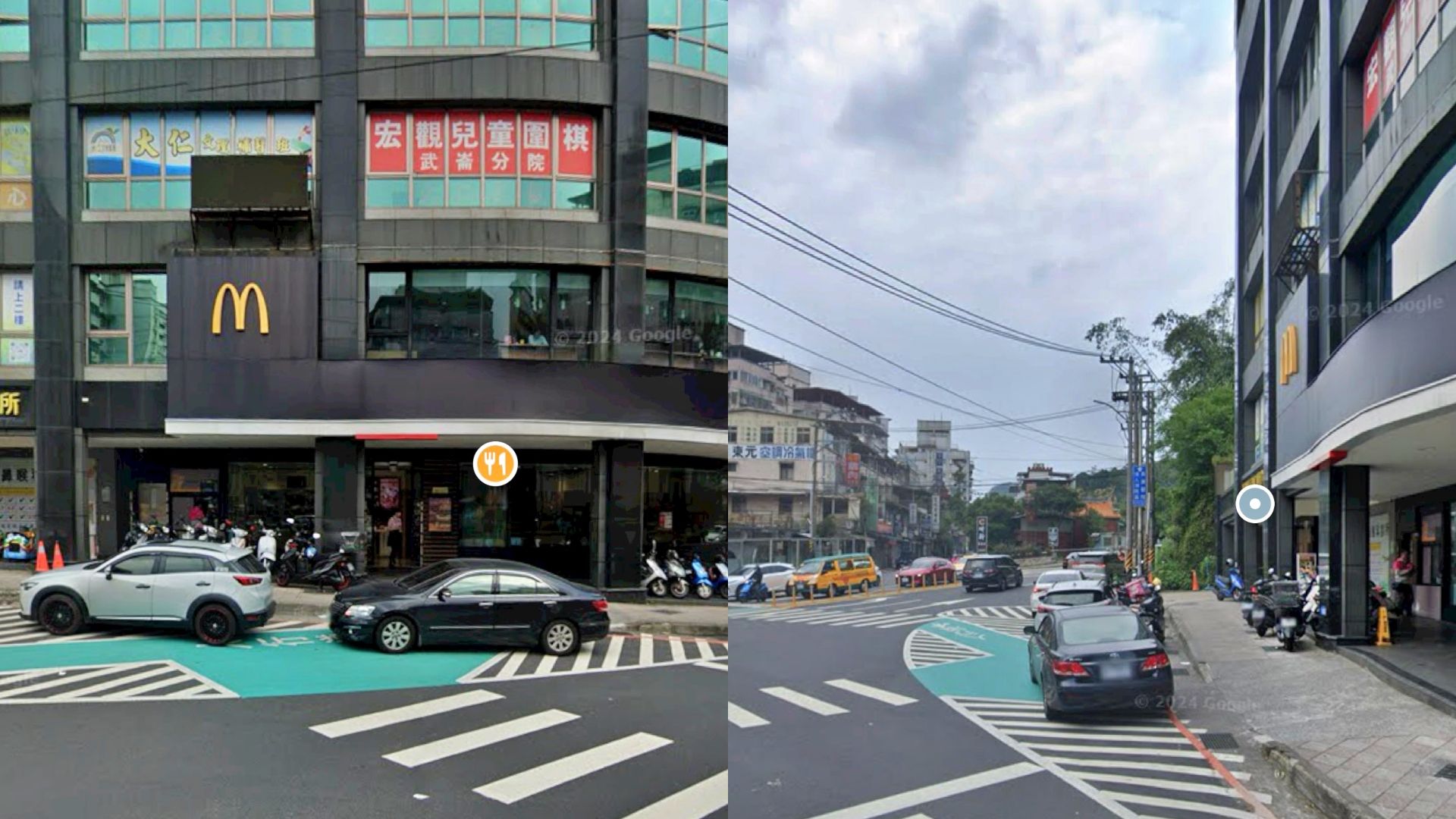 ▲幫孫買早餐被罰爆？基隆違停熱點曝光。（圖／翻攝自Google Maps）