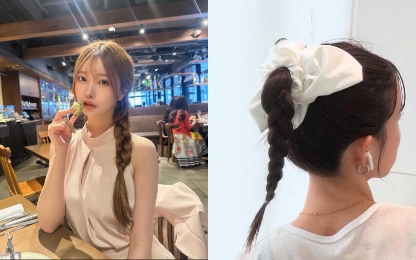 天王嫂昆凌新髮型曝光嫩回20歲少女顏！「雙麻花辮」小臉又顯嫩 美到網全跪了！
