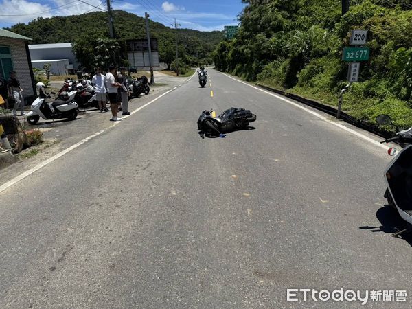 ▲▼屏東 撞到猴子             。（圖／記者陳崑福翻攝）