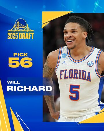 ▲▼勇士次輪選進澳洲全能鋒線圖希、NCAA冠軍隊佛羅里達大學後場主力理查德。（圖／達志影像／美聯社）