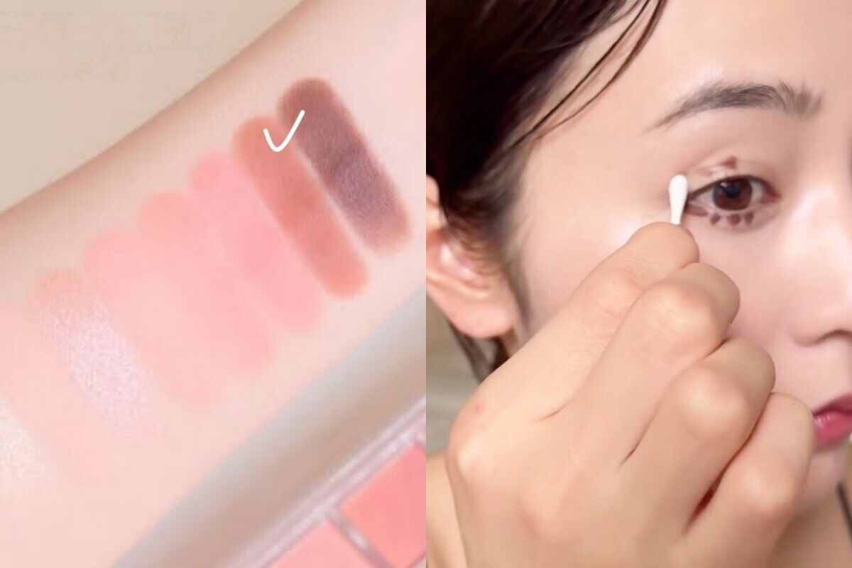 ▲點點眼影畫法           。（圖／翻攝自IG）