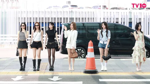 ▲▼ ▲▼BABYMONSTER出發來台灣。（圖／翻攝自TV10 YouTube）