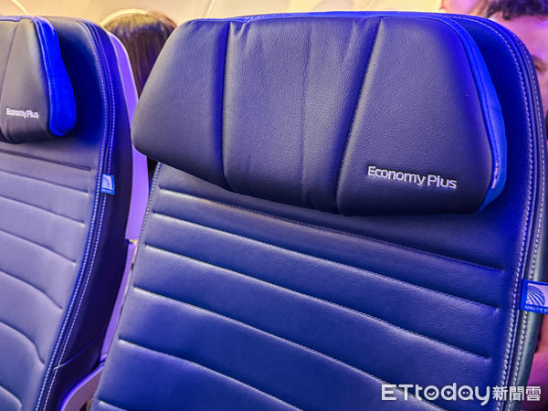 ▲▼聯合航空舒適經濟艙(Economy Plus )。（圖／記者蔡玟君攝）