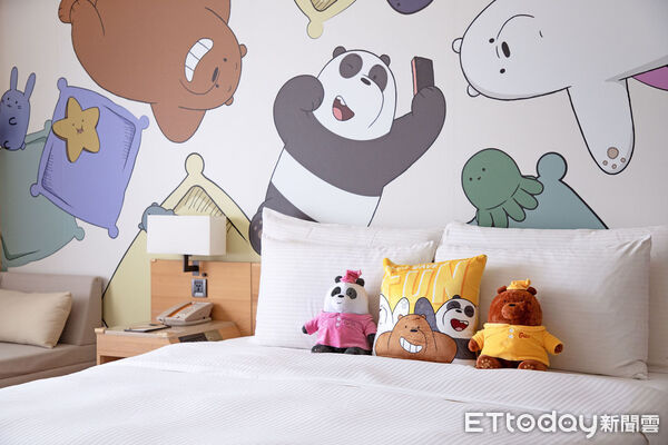 ▲和逸飯店&bull;台南西門館全新「COZZI卡通明星列車」登場，打造暑假親子玩樂新亮點。（記者林東良翻攝，下同）