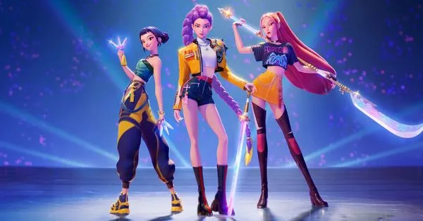 ▲《Kpop獵魔女團》被陸網批評偷文化。（圖／翻攝自劇照）