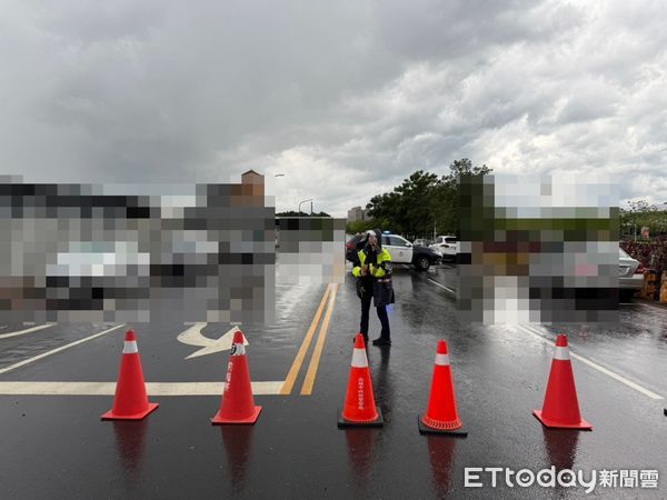 ▲▼高雄發生連環車禍，63歲聯結車駕駛搶救不治。（圖／記者吳奕靖翻攝）
