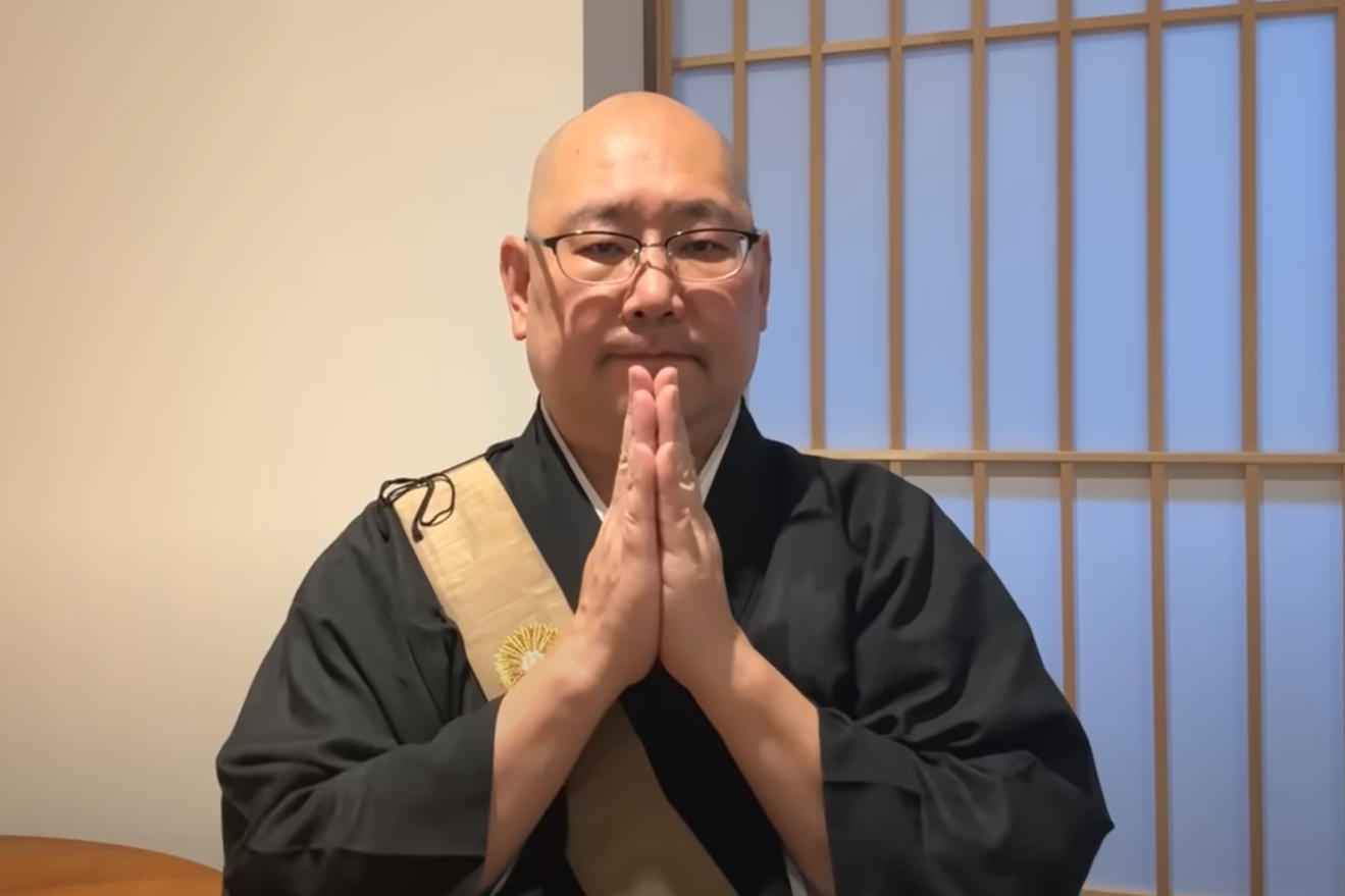 ▲▼ 日本高僧三木大雲。（圖／翻攝自YouTube）