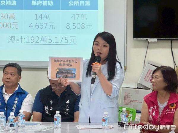 ▲立委張嘉郡邀集雲林縣社會處長林文志、斗六市長林聖爵、斗六市市民代表主席胡克勤及相關單位，會同勘查斗六三處社區活動中心耐震補強計畫。（圖／記者游瓊華翻攝）