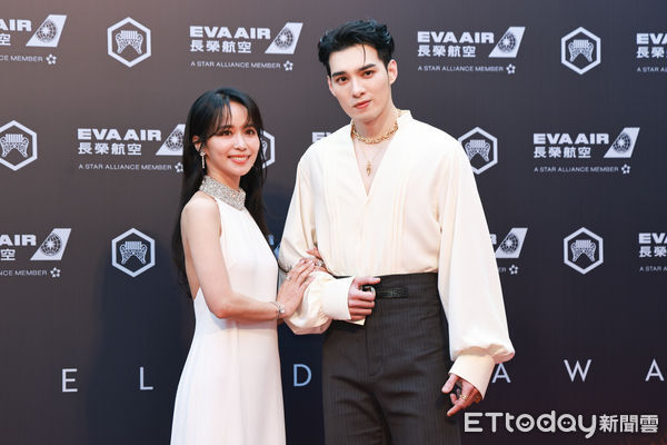 ▲▼第36屆金曲獎星光大道-陳明珠、黃偉晉。（圖／記者周宸亘攝）