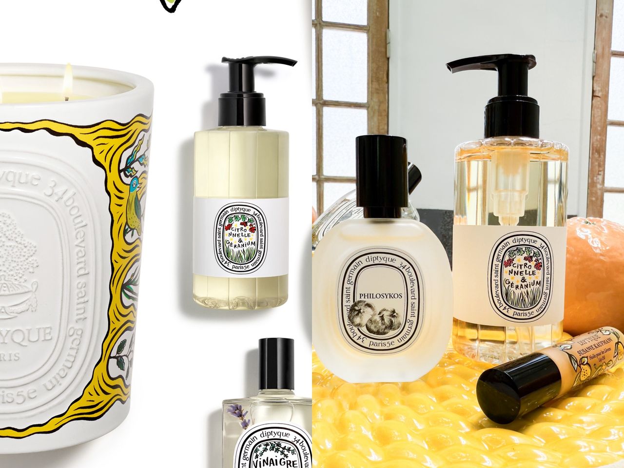 Diptyque,歐舒丹, Melvita,沐浴,清潔,洗澡,保養,。（圖／記者李薇攝、品牌提供）