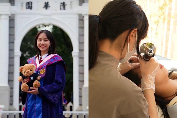 ▲▼清大女硕士毕业后转行当纹绣师,月收入十分惊人,母亲却很反对。 (图/翻摄微博)