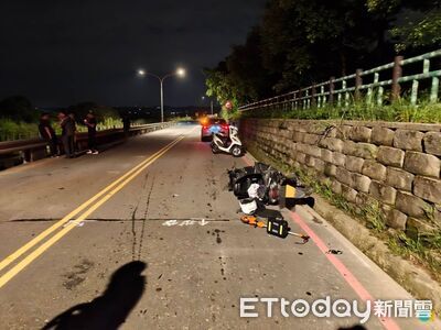 快訊/新北51歲男「越級騎重機」!鶯歌離奇自撞 斷掌身亡