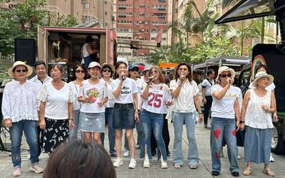 蘆竹區青銀共學成果豐碩 「八米道日不落市集」熱鬧登場