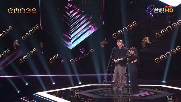 ▲頒獎人，陳星瀚、千田愛紗。（圖／翻攝YouTube／GMA 金曲獎頒獎典禮暨國際音樂節 Golden Melody Awards & Festival）