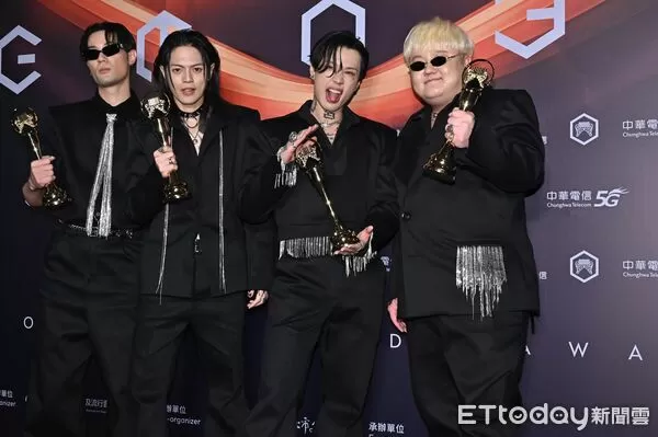 ▲▼TRASH奪下最佳樂團獎。（圖／記者林敬旻攝）