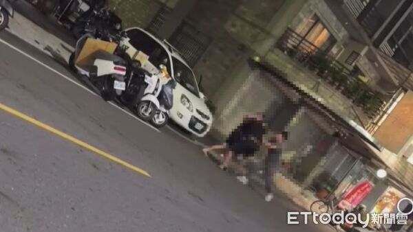 ▲台南市永康區新民街一處巷弄，昨日晚間發生因停車問題而導致的衝突。（圖／民眾提供）