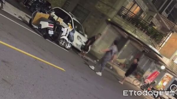 ▲台南市永康區新民街一處巷弄，昨日晚間發生因停車問題而導致的衝突。（圖／民眾提供）