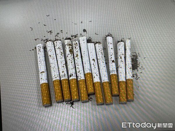 ▲遭眼尖員警發現男子機車內攜帶毒品彩虹菸。（圖／桃園警分局提供）