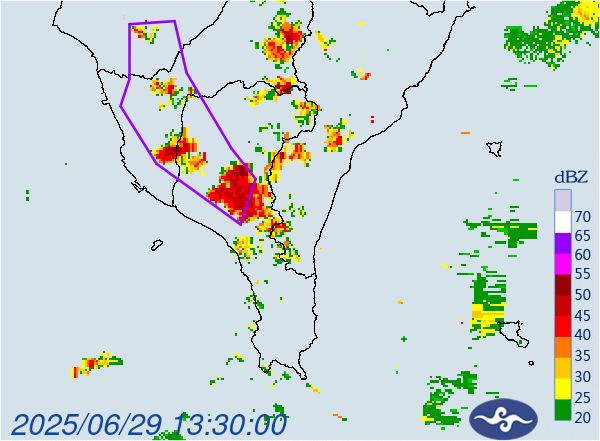 ▲▼大雷雨。（圖／氣象署）