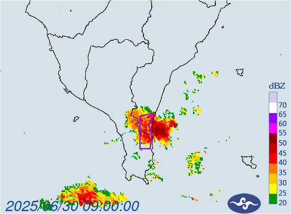 ▲▼大雷雨。（圖／氣象署）