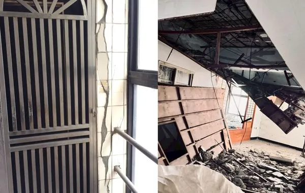 ▲板橋全家福公寓經2014年工務局鑑定為海砂屋。（圖／新北都更處提供）