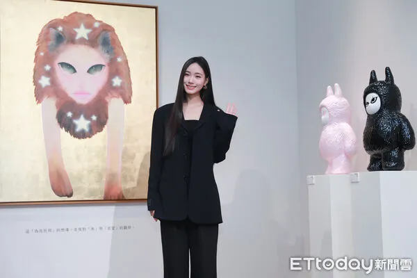 ▲▼小S二女兒 許韶恩（ Lily Hsu ）首場個展《Prey of Prey》開幕活動。（圖／記者周宸亘攝）