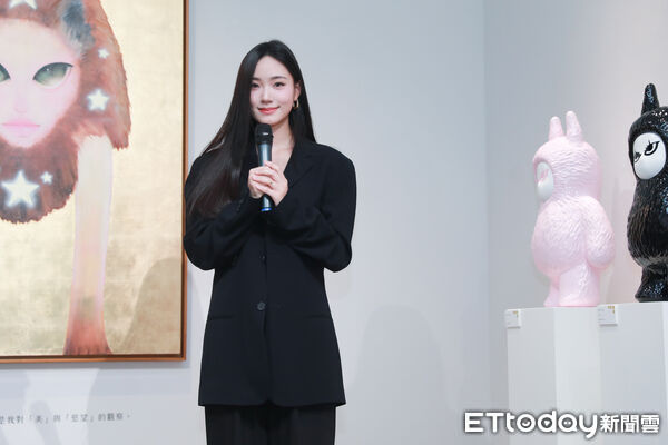▲▼小S二女兒 許韶恩（ Lily Hsu ）首場個展《Prey of Prey》開幕活動。（圖／記者周宸亘攝）