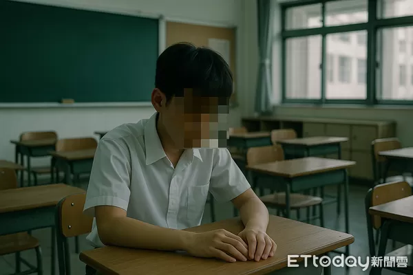 ▲(馬賽克版)校園霸凌,校園暴力,教室,。（圖／AI生成）