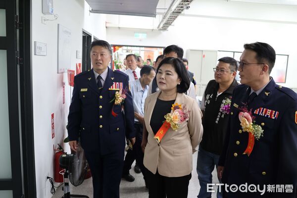 ▲雲林縣警察局西螺分局歷經三年多的規劃與施工，全新廳舍今日隆重舉行落成典禮。（圖／記者游瓊華翻攝）