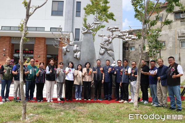 ▲雲林縣警察局西螺分局歷經三年多的規劃與施工，全新廳舍今日隆重舉行落成典禮。（圖／記者游瓊華翻攝）