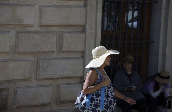 ▲▼西班牙高溫警報。歐洲熱浪。（圖／達志影像／美聯社）