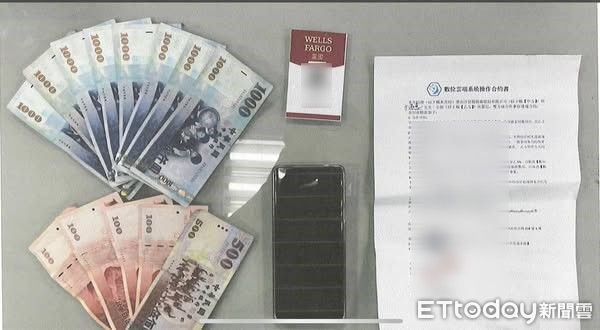 ▲詐團二度詐騙婦人，反被警設局逮捕並查獲證物。（圖／記者白珈陽翻攝）