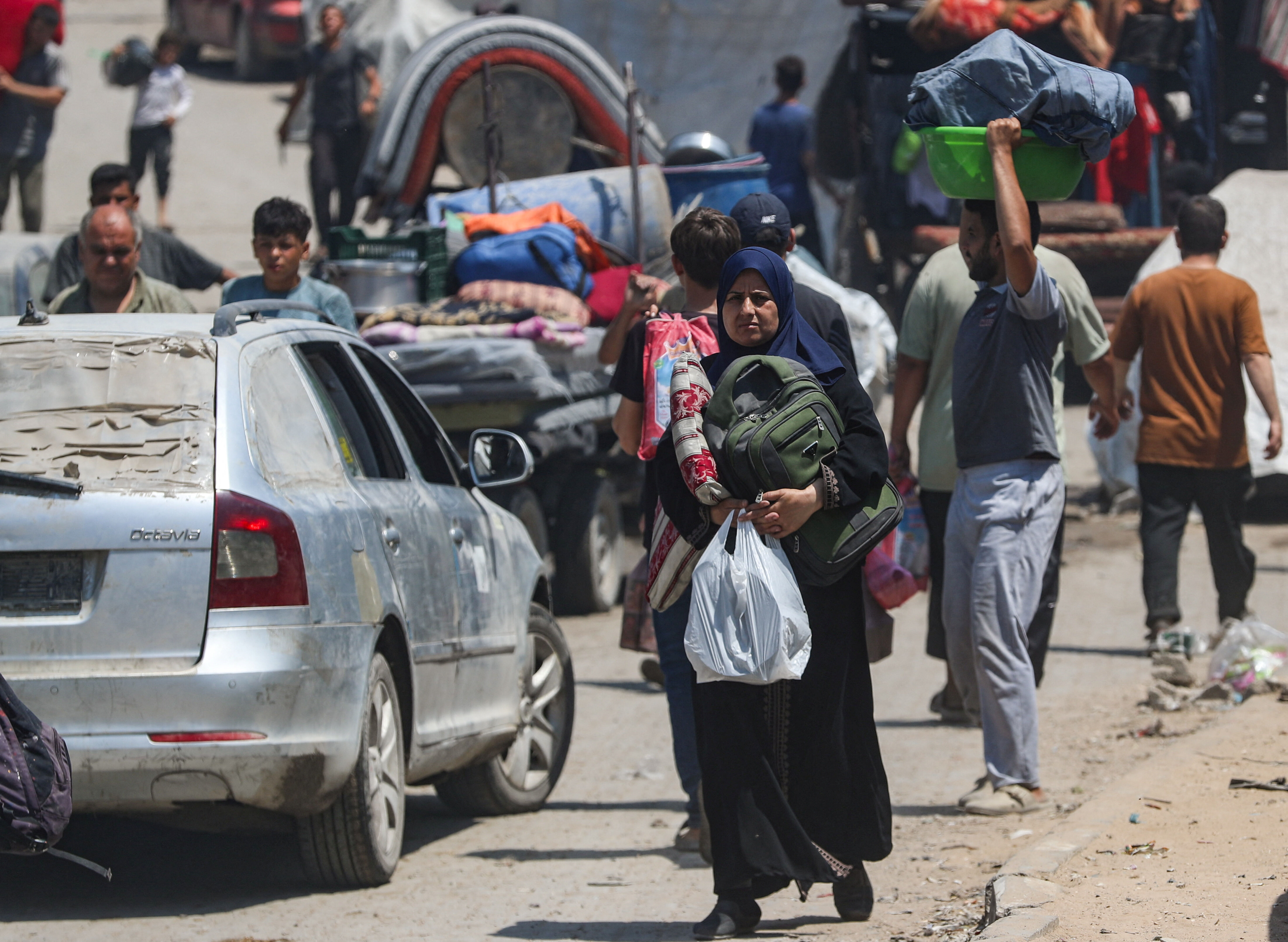 ▲▼ 以色列呼籲加薩市居民撤離。（圖／路透）