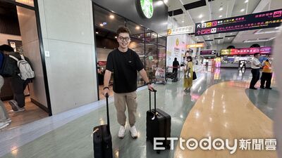 退出台灣基進最終日!張博洋現身小港機場 下一步「動向曝光」