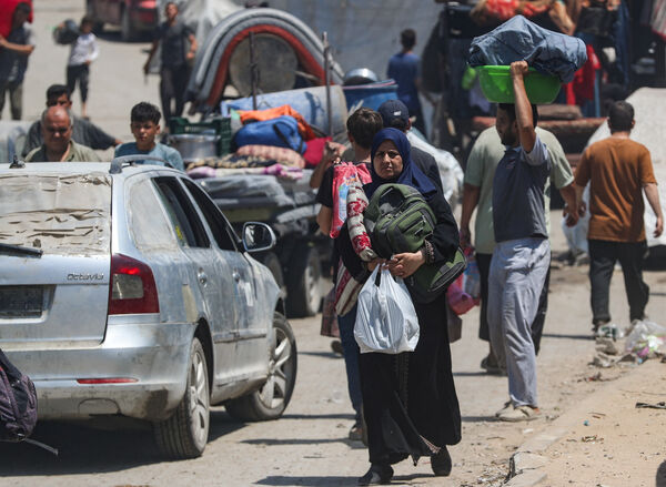 ▲▼ 以色列呼籲加薩市居民撤離。（圖／路透）