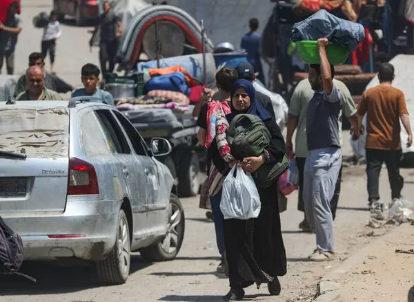 ▲▼ 以色列呼籲加薩市居民撤離。（圖／路透）