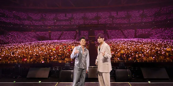 ▲▼周杰倫和郭富城世紀合體。（圖／杰威爾提供）