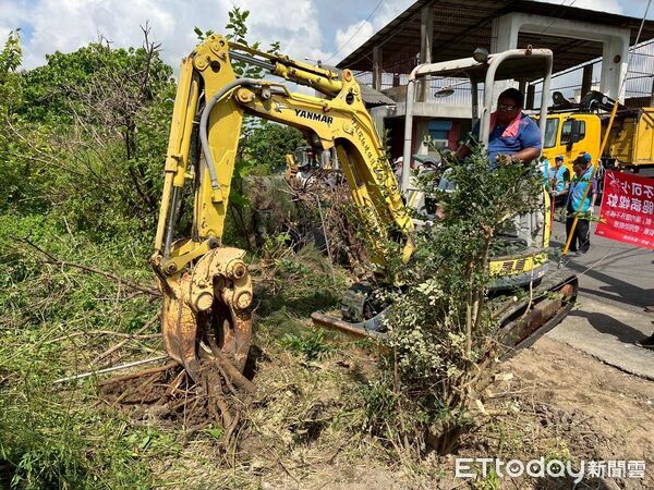 ▲▼ 溪口鄉美南村清掃總動員，邁向永續宜居新里程   。（圖／嘉義縣政府提供）