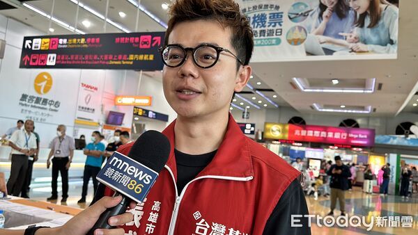 ▲▼退出台灣基進最後一天！張博洋現身小港機場　下一步「動向曝光」。（圖／記者賴文萱攝）